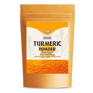 Rootz Organics Lakadong Turmeric Powder (100g) | (7-12)% High Curcumin Content | Unprocessed and Organic Haldi Powder (100 Gram Pack of 2)