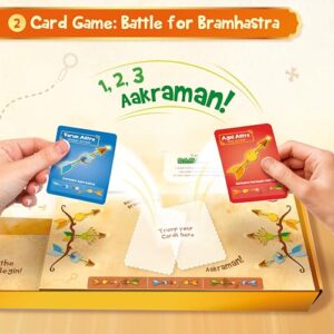 Imagimake Mapology Tales of Ramayana | 3-in-1 Fun Family Board Game | Magnetic Path Puzzle | Ramayana Storybook | Trump Cards| Gifts for Kids Age 8,9,10,11,12