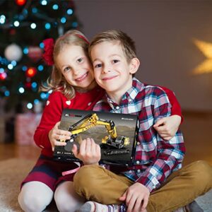 STEM Building Toys for 6 7 8 9 10 11 12 + Years Old Boys, Building Truck Excavator Toy Gifts for 6-15 yrs Kids, Construction Engineering Vehicle Toys Boys Girls Christmas Birthday Gift(467 Pcs)