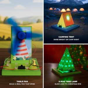 Ultimate Electricity & Science Kit | Science Project Kit | Electric Project Kit | Electronic Circuits | Electric Circuit Kit | Toys for Kids Ages 8-15 Years | Science Experiment Kit