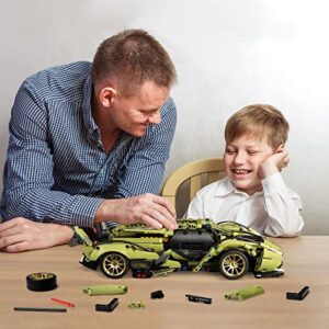 Super Sports Car Building Kit Toys For Boys Girls Age 8-12, Compatible With Lego Technic Cars 1:14 Scale Moc Construction Toys For Adults Challenging(1039 Pieces)