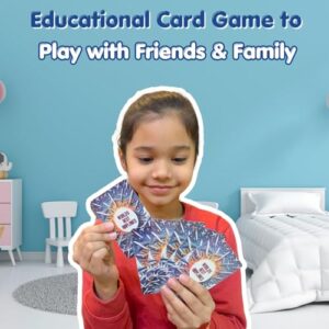 Airplane Trump Card Game for Kids, Learning Games and Educational Playing Cards, Birthday Return Gift for Kids Ages 6-7, 8-10, 11-12 Year Old Boys and Girls (Pack of 10)