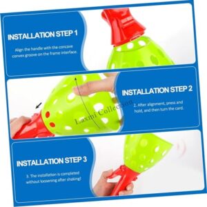 Laxmi Collection 24 Pcs Click and Catch Twin Ball Launcher Game with Balls Indoor Outdoor Toy Return Gifts for Kids Birthday Party in Bulk Multi-Color (Pack of 24)