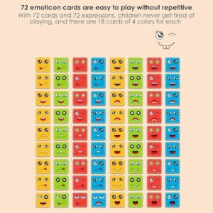 Emoji Face Cube Puzzle Game for Kids ? Fun Expression Matching Challenge for Boys 7-14 Years ? Brain Teaser Gift Toy ? Creative Learning Game for All Ages