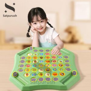 Satpurush Flipping Chess Match - Educational Games for Boys 7-14 Years, Interactive Board Games for Family, Gift for Both Boys & Girls Age 8-10, Kids Indoor Play, Enhancing Cognitive Skills