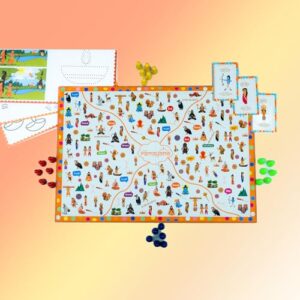 Boredom Box I-Spy Ramayana Board Games for Adults & Kids | Activity Toy for Children's | Gift Set for Kid | Indoor Tabletop Game | Perfect for Family Entertainment | Up to 4 Players