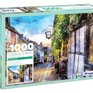 Cobbled Street Jigsaw Puzzle (1000 Pieces) for Adults and Kid Above 15+ Years- Realistic Illustrations-Fun & Challenging Brain Booster Games - for Focus and Memory -34013