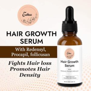 Hair Growth Serum with Redensyl, Procapil & Follicusan | Anti-Hair Fall, Hair Regrowth & Strengthening Serum | Non-Sticky, Lightweight Winter Hair Care for Men & Women (60ml)