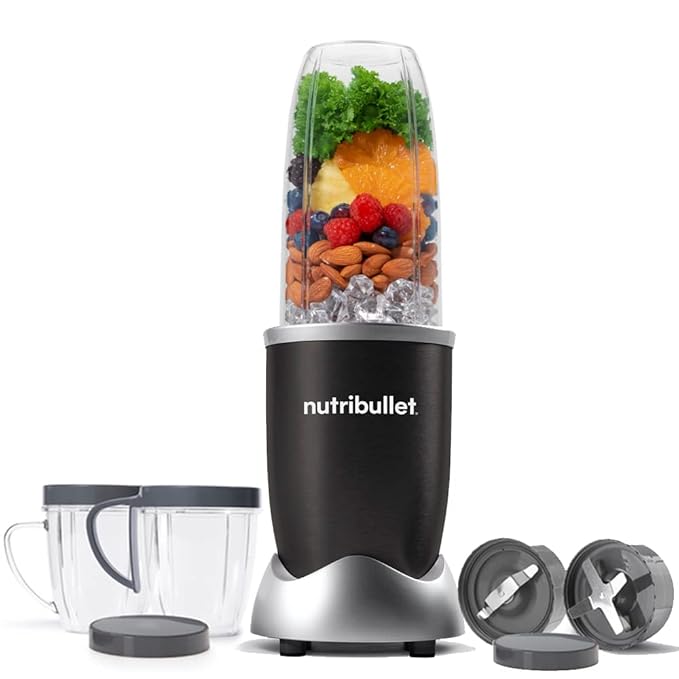 Nutribullet PRO 900W Black, 12 Pcs Set, USA #1 Mixer/Grinder/Smoothie Maker,
