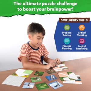 Origami Puzzle Book - 48 Folding Puzzles for Kids, Fun STEM Toy & Brain Teasers, Educational & Travel Gifts for Ages 7, 8, 9, 10 and Up