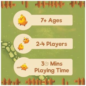 Binca Board Game - Count Your Chickens, Strategy Board Game for Boys & Girls, Fun for Family & Friends Game Night, Card Game for Kids, Teens & Adults, Travel Gifts for Ages 7,8,9,10 & Up, 2-4 Players