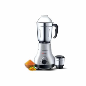 Digismart Kitchen Mate 2 Jar Mixer Grinder for Smoothies, Chutney & Shakes, Long Lasting Shock Proof Abs Body, Powerful 600 Watt Heavy Duty Motor, 3 Speed Function, 2 Years Warranty (Black & Gray)