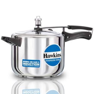 Hawkins Stainless Steel Pressure Cooker (5 Litres)