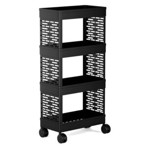 MASHUR FAB ABS MULTI -Layer Kitchen Rack | Multipurpose Shelf for Utensils, Cutlery & Spices | Space-Saving Organizer for Home & Pantry (Casual, 4 LAYER)