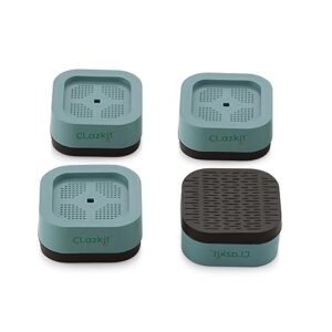 Clazkit Multi-Purpose Heavy Duty Stand Home Appliance Refrigerator/Washing Machine/Furniture/Fridge Stand, Square, Baby Blue (Pack of 4)