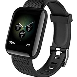 (Winter 15 Years WARANTY T22 Plus Smart Watch 1.3'' Full Touch Men Women Fitness Tracker Blood Pressure Heart Rate Monitor Lite Exercise Smartwatch for All Boys & Girls
