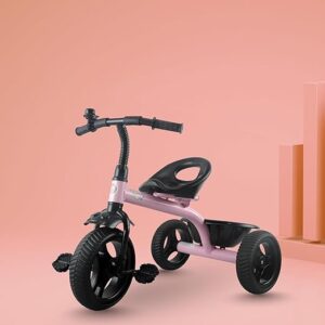 Toyzoy Retro Racer Lite Kids|Baby Trike|Tricycle with Storage Basket for Kids|Boys|Girls Age Group 2+ Years (Pink)