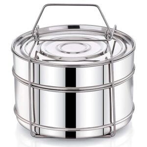 Expresso Stainless Steel Cooker Separator Set for Prestige Outer Lid Cooker (5 Ltrs)