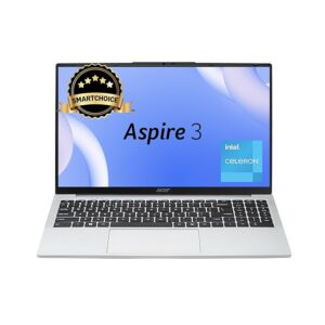 acer [SmartChoice Aspire 3 Laptop Intel Core Celeron N4500 Processor Laptop (8 GB LPDDR4X SDRAM/512 GB SSD/Win11 Home/38 WHR/HD Webcam) A325-45 with 39.63 cm (15.6