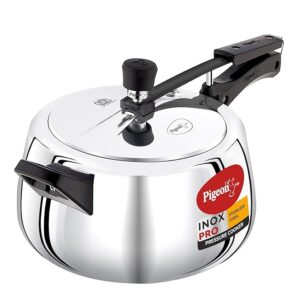Pigeon by Stovekraft Inox Pro Inner Lid Stainless Steel Cooker, 5 litres