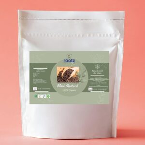 Rootz Organic Black Mustard 100gm