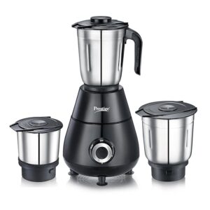 Prestige 500 Watts Apex Mixer Grinder with 3 Stainless Steel Jars|3 Super Efficient Blades|Sturdy Handles|Black|