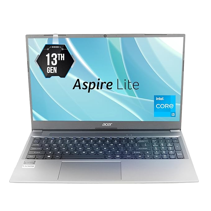 Acer Aspire Lite, 13th Gen, Intel Core i3-1305U, 8GB RAM, 512GB SSD, Full HD, 15.6