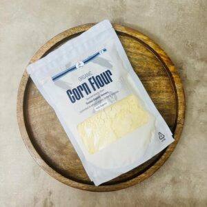 Rootz Organics Corn Flour 250g | Stone-Ground Maize Flour | Gluten-Free | 100% Natural | No Additives | Ideal for Makki ki Roti, Baked Snacks & Gluten-Free Recipes