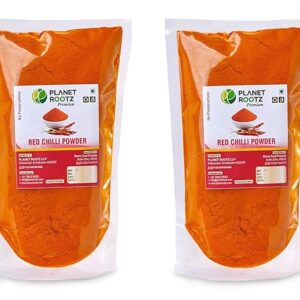 PLANET ROOTZ Red Chilli Powder 200gm (Pack of 2)
