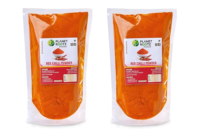 PLANET ROOTZ Red Chilli Powder 200gm (Pack of 2)