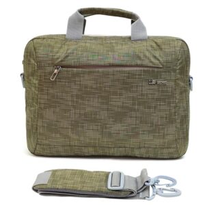 Firme Office Laptop Bag for Men | 15.6 Inch Laptop Bag | Reliable Zippers | Detachable Shoulder Strap | Resilient Polyester with Water-Resistance | Professional Office Bag | Durable