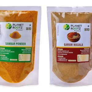 PLANET ROOTZ Masala Powder Combo Pack (Garam Masala100gm & Sambar Masala100gm)