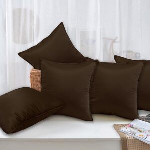 Story @ Home Coffee Designer Digital Print Cushion Cover Set of 5 Pcs