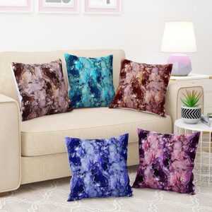 Story@Home Polyester Cushion Cover – Vibrant Blue Color Abstract Design | 40x40 cm (16x16 inches) | A Chic Accent to Elevate Your Living Room, Bedroom and Sofa Decor with Bold Style!