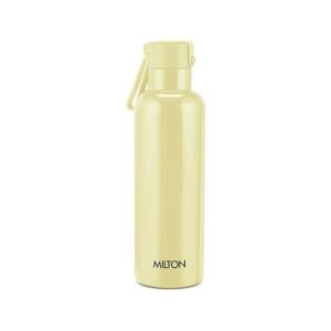 Milton Felice 700 Thermosteel Water Bottle 550 ml, 24 Hr Hot and Cold I Leak Proof Lid, ISI Certified I Vacuum Insulated I for Office, Gym, School I Ivory