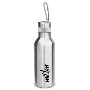 MILTON Smarty 900 Stainless Steel Water Bottle, 730ml, Silver