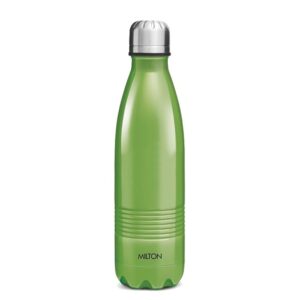 Milton Duo DLX 750 Thermosteel 24 Hours Hot and Cold Water Bottle, 1 Piece, 700 ml, Silver | Leak Proof | Office Bottle | Gym | Home | Kitchen | Hiking | Trekking | Travel Bottle