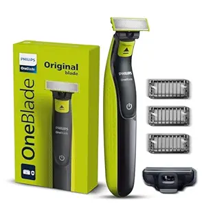 Philips OneBlade Turbo2X Hybrid Trim, Edge, Shave | Perfected for Skin Comfort | Trimmer Men Beard | Suits all skin types & beard thickness, Wet & Dry Use | Electric Trimmer for Men | QP2724/10