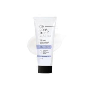 Deconstruct Oil-Free Moisturizer | Non Sticky, Lightweight, Non-Comedogenic & Fast-Absorbing | Tested for 72H Hydration | For Oily, Acne-Prone & Sensitive Skin |50g