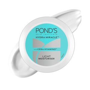 POND'S Light Moisturiser with Cera-Hyamino for 5X Dryness Repair for Ultimate Soft, Smooth Skin | Lightweight, for all skin types, 200ml