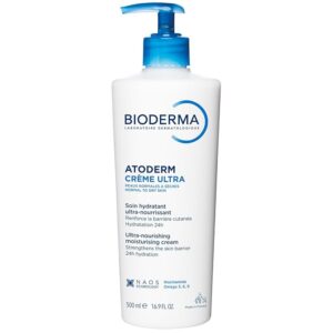 Bioderma Atoderm Creme Ultra-Nourishing - Moisturizer with Niacinamide | Boosts Hyaluronic Acid & Ceramides for Normal, Sensitive & Dry Skin for Face & Body