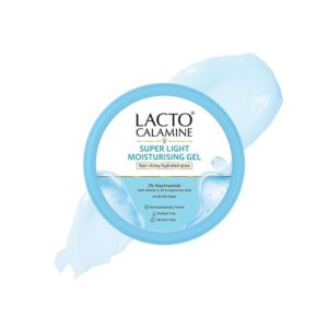 Lacto Calamine Super Light Moisturizer | 150g | Moisturizer for Face Oily Skin Solution with 2% Niacinamide | Face Moisturiser with 3X Instant Hydration | Hydration without the Oily Skin Feel