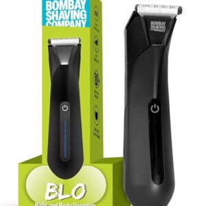 Bombay Shaving Company Blo Balls And Body Groomer for Men | Ceramic Blade, Safe for Sensitive Areas, Type C Flash Charging | Groin Trimmer for Men | 90-Minute Runtime | Shower-Friendly Waterproof Trimmer